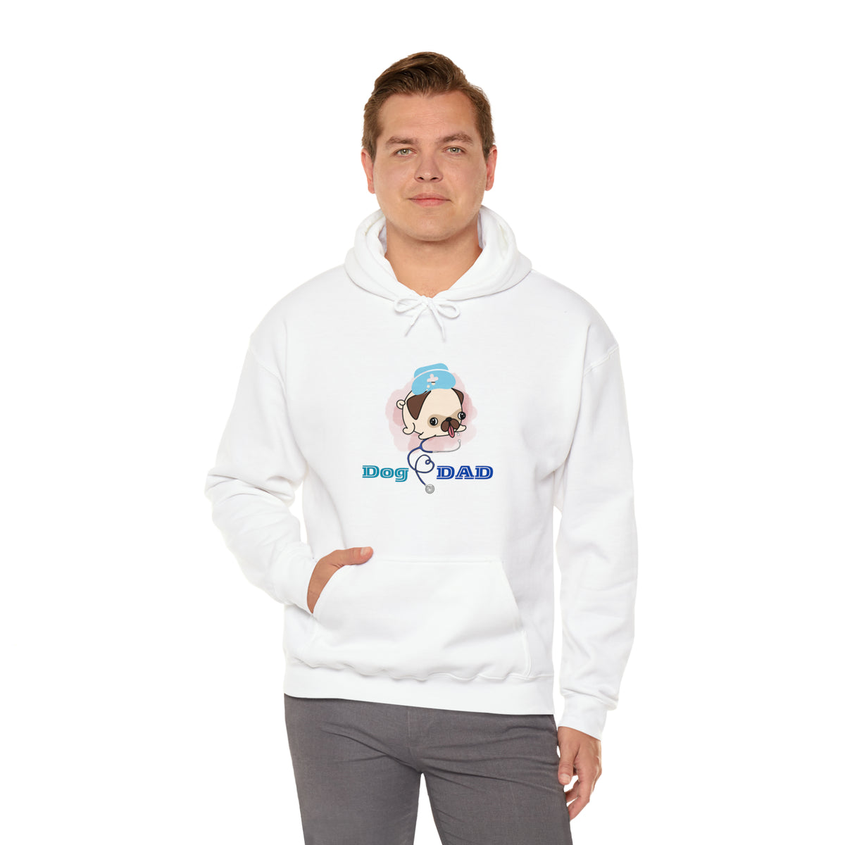 Dog Dad Hooded Sweatshirt