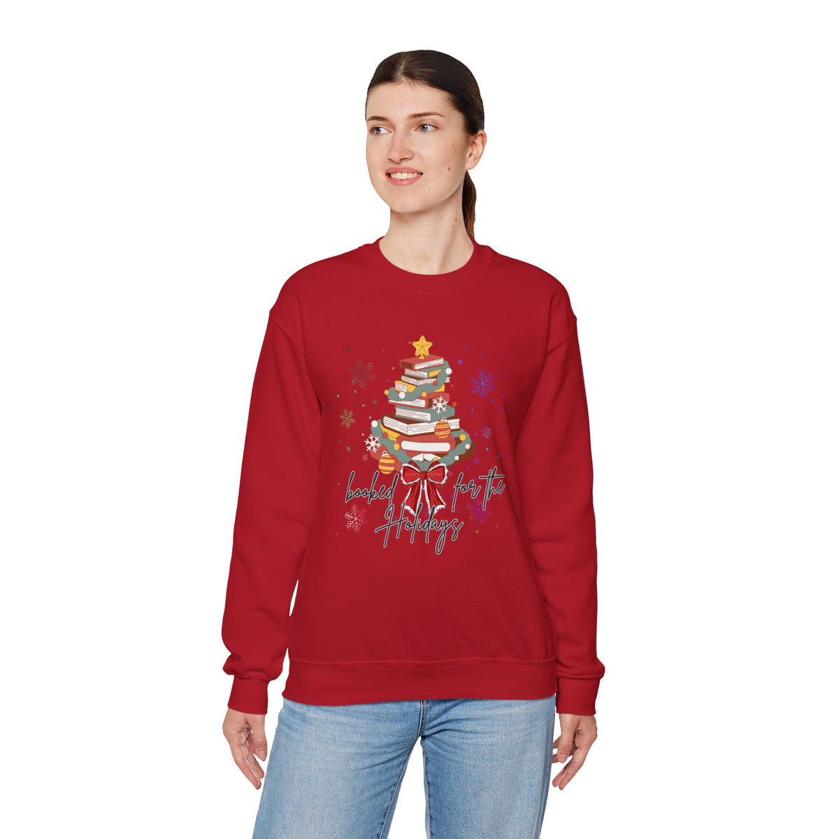 Booked for the Holidays Crewneck Sweatshirt