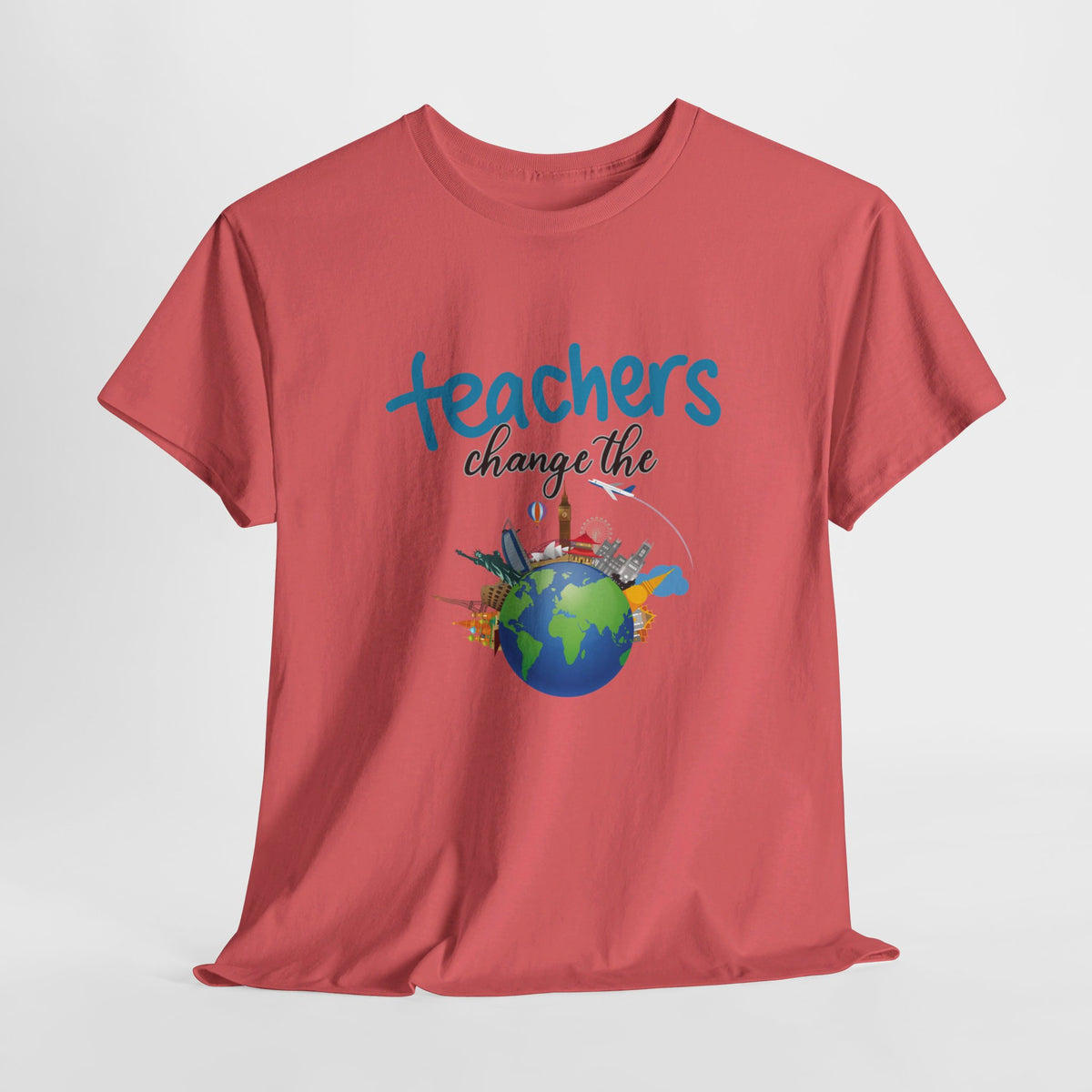 Teachers Changes the World, Crewneck Tshirt