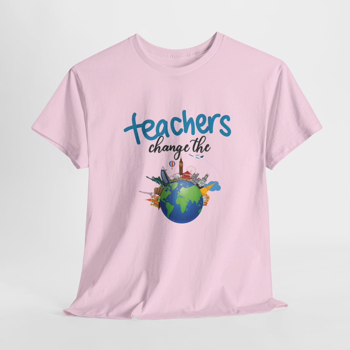 Teachers Changes the World, Crewneck Tshirt