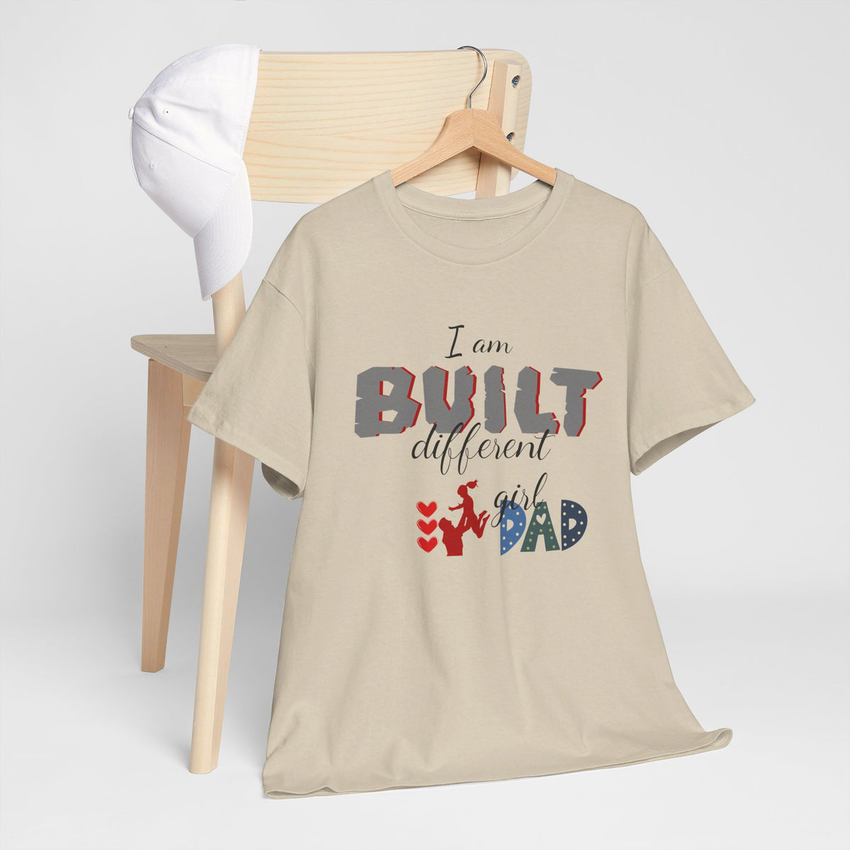 "I Am Built Different" Girl Dad T-shirt