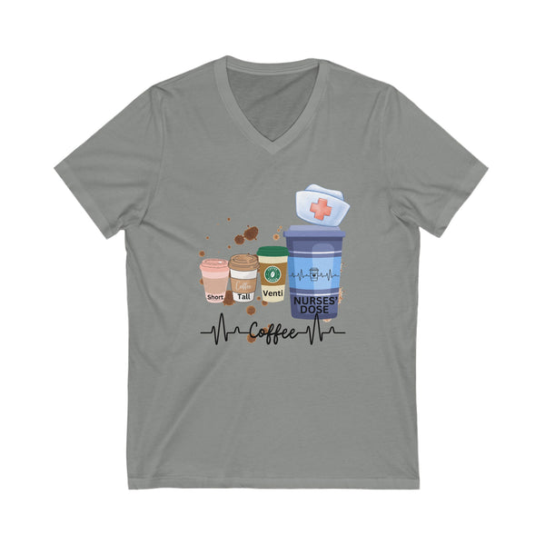 Nurse Coffee V-Neck Tshirt