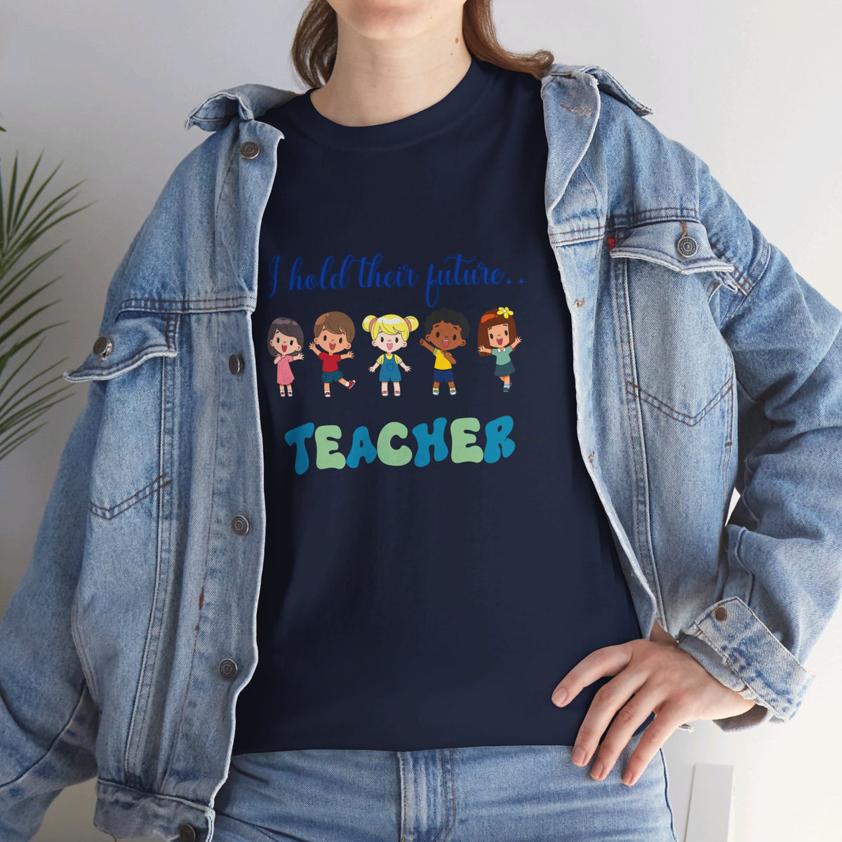 Teacher and Kids, Crewneck Tshirt