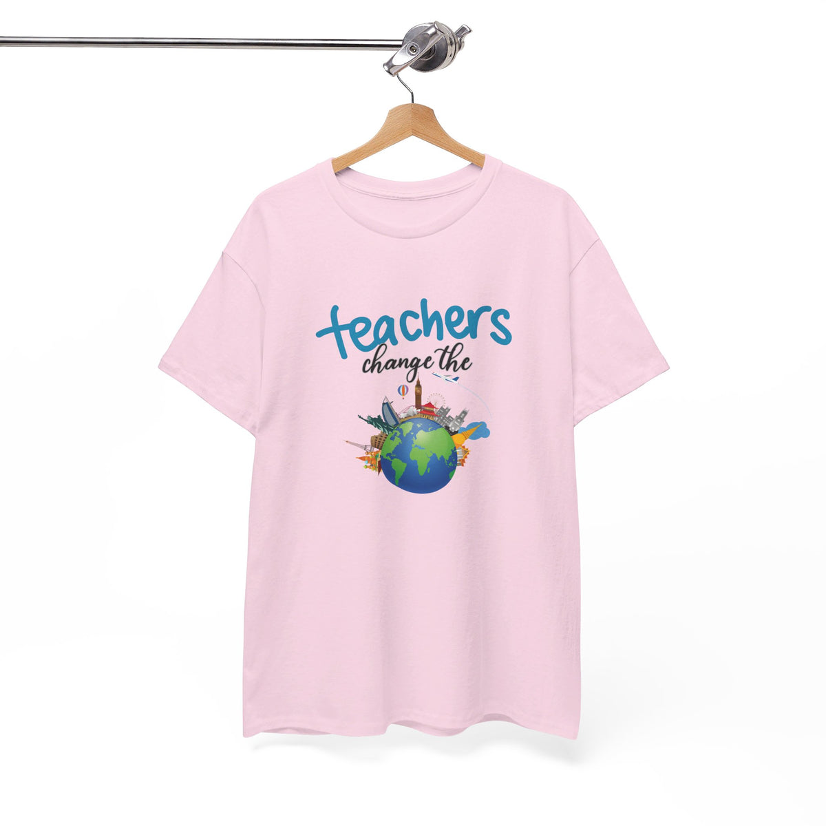 Teachers Changes the World, Crewneck Tshirt