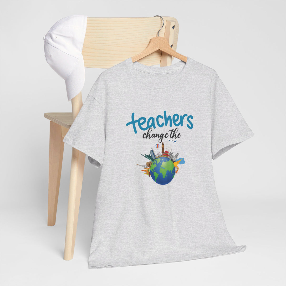 Teachers Changes the World, Crewneck Tshirt