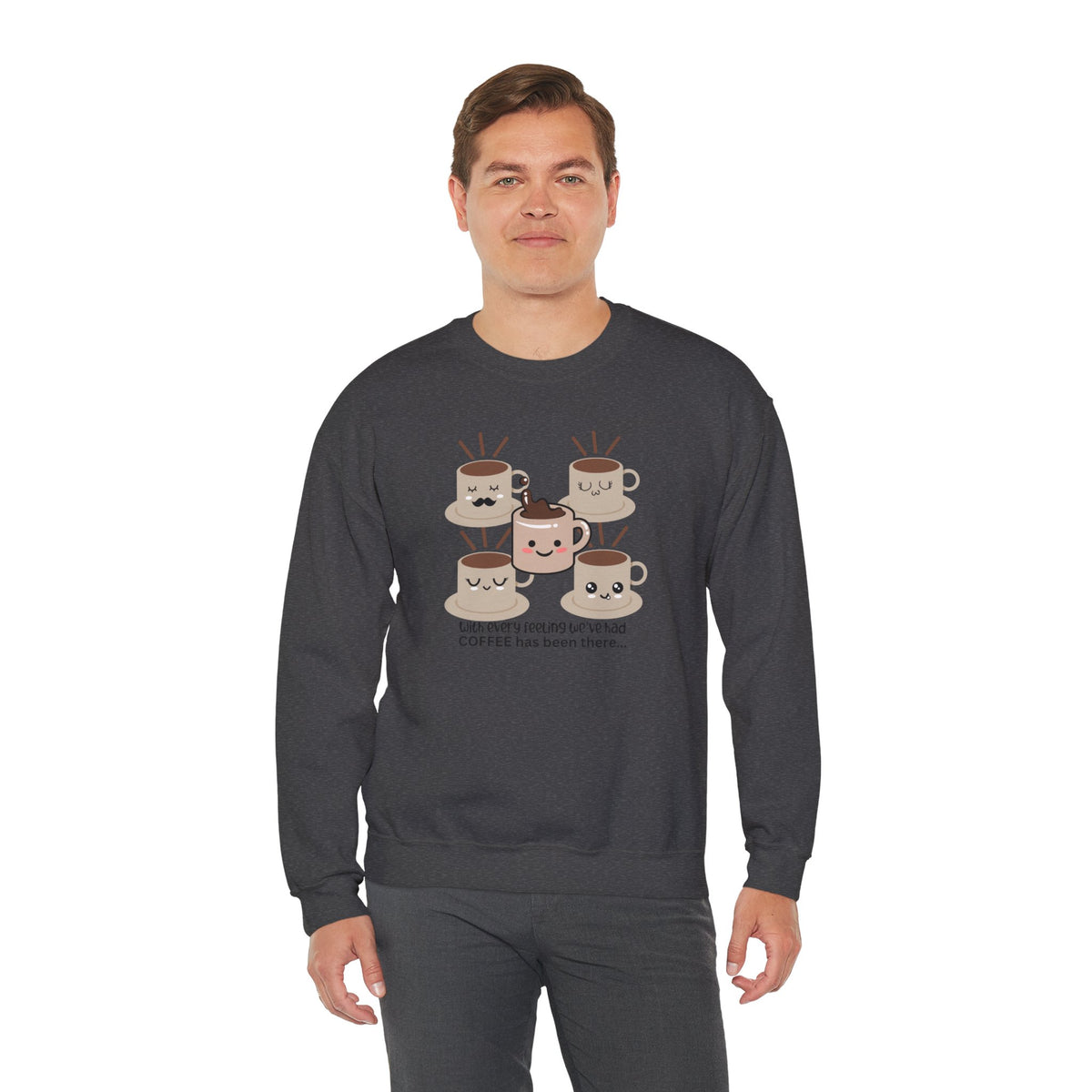 Love, Coffee Crewneck Sweatshirt