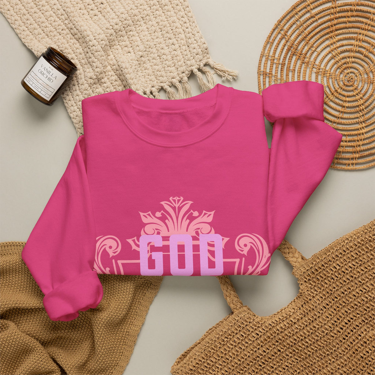 God Is Not On a Budget Crewneck Sweatshirt M