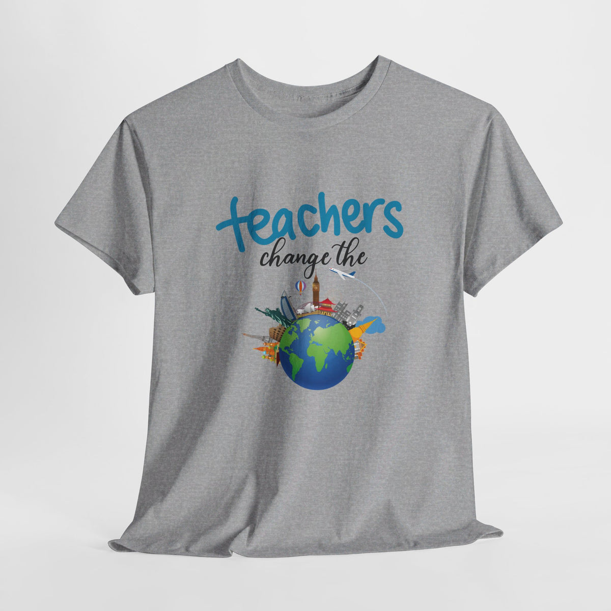 Teachers Changes the World, Crewneck Tshirt