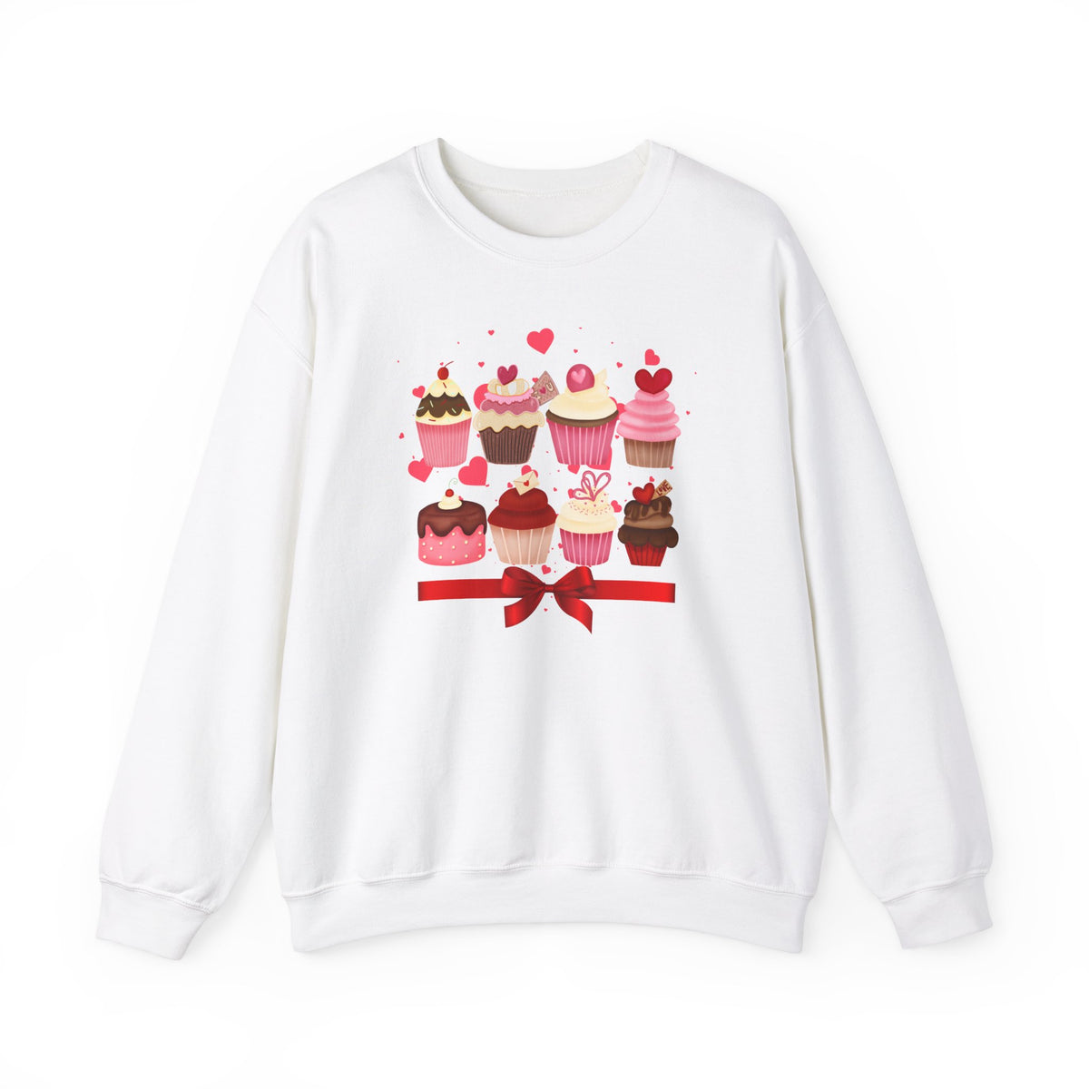 Love, Cupcakes Crewneck Sweatshirt