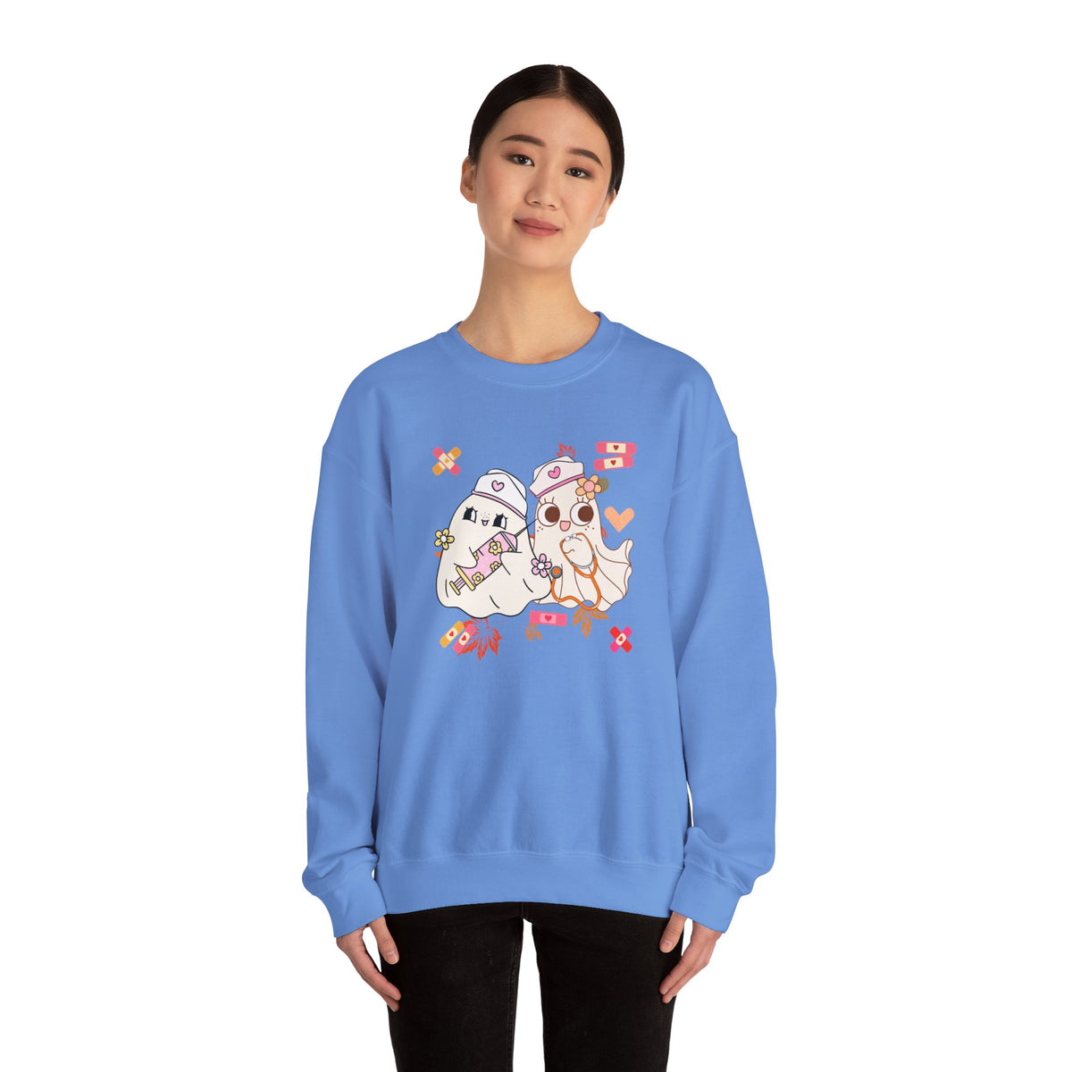 Nurse Ghost Crewneck Sweatshirt