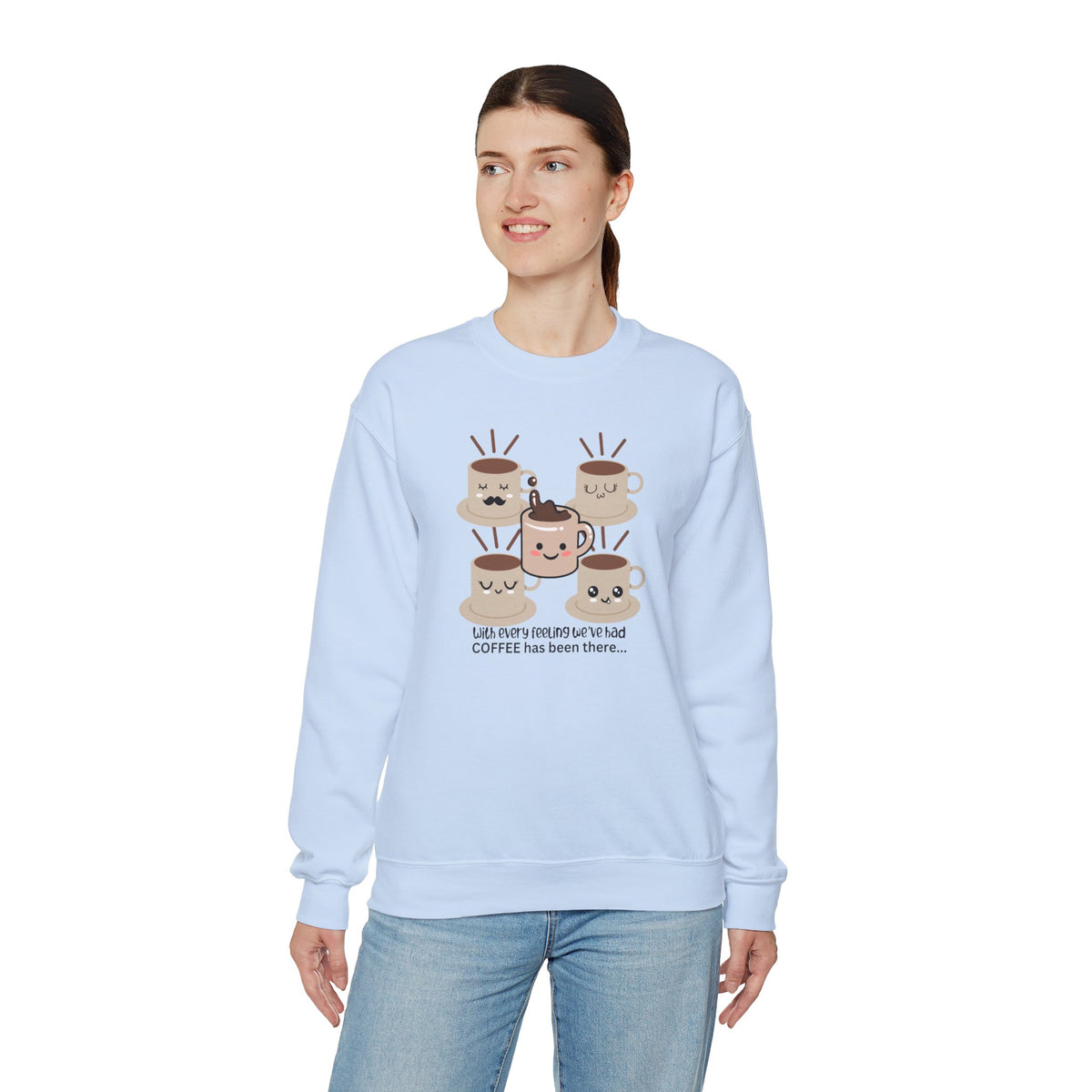 Love, Coffee Crewneck Sweatshirt