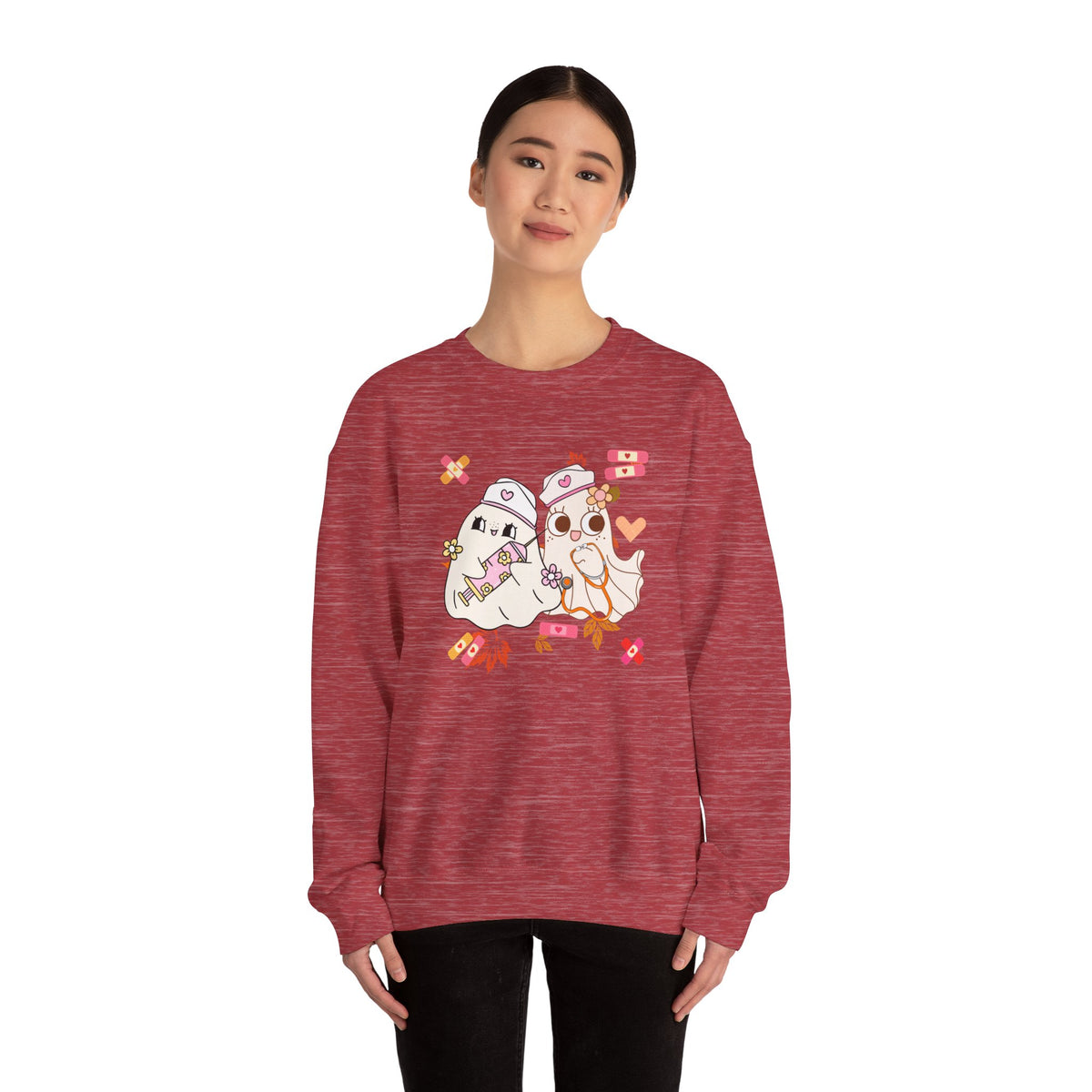 Nurse Ghost Crewneck Sweatshirt