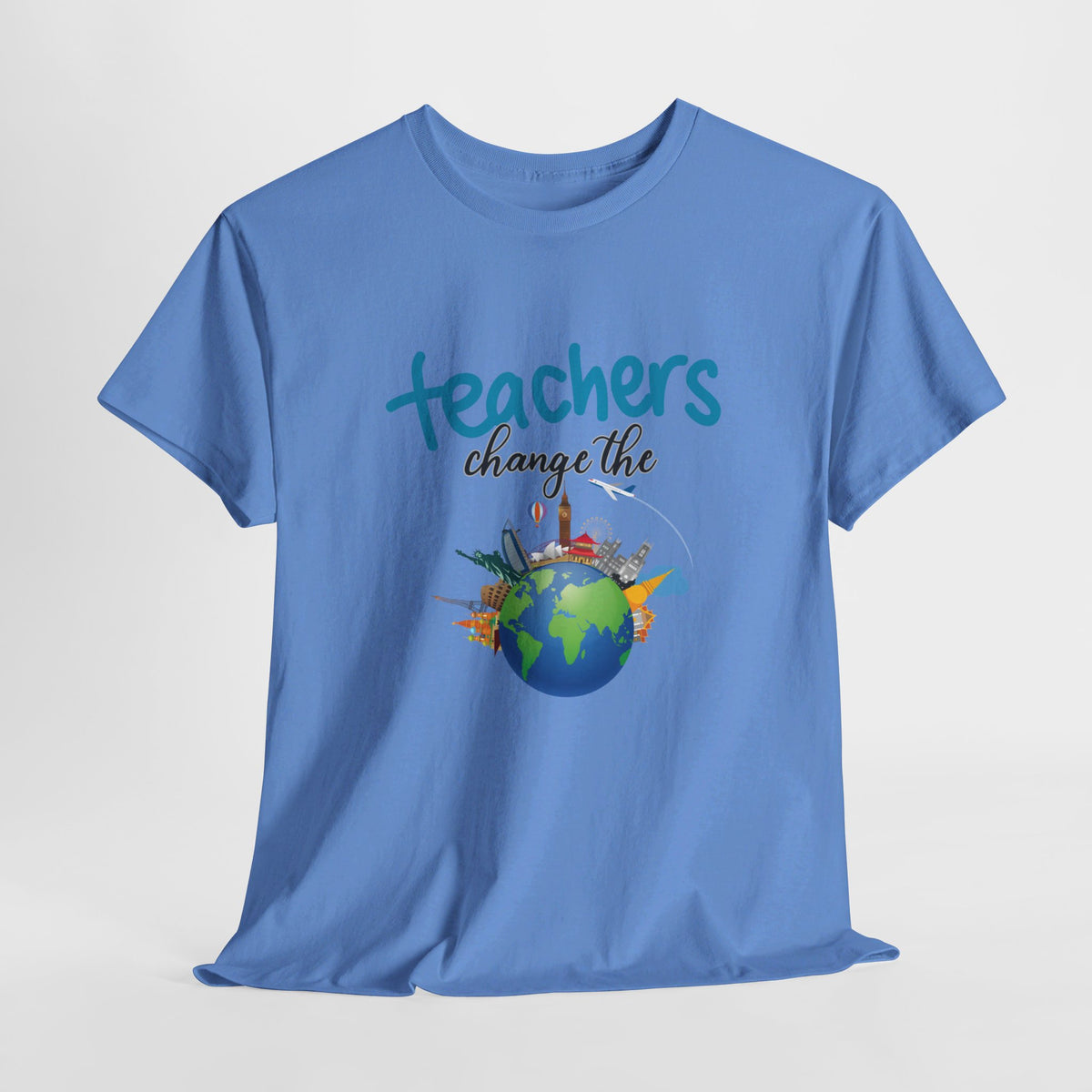 Teachers Changes the World, Crewneck Tshirt