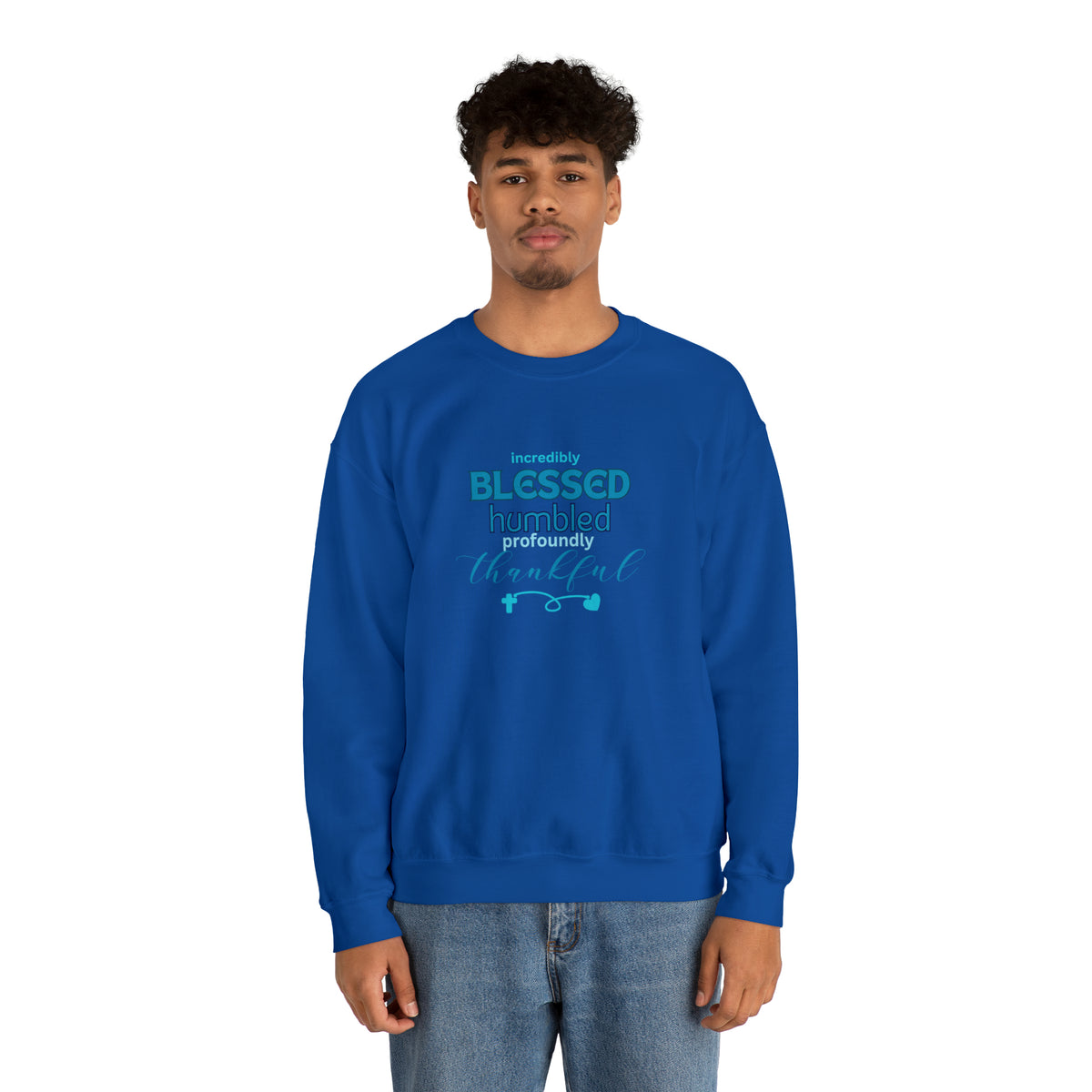 Blessed Humbled Thankful Crewneck Sweatshirt