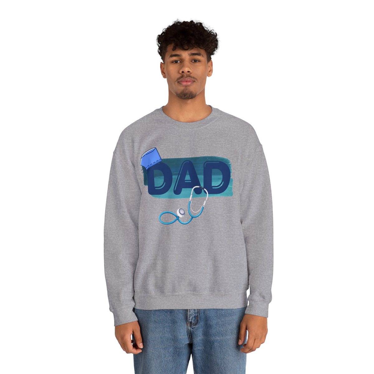 Doctor Dad Crewneck Sweatshirt