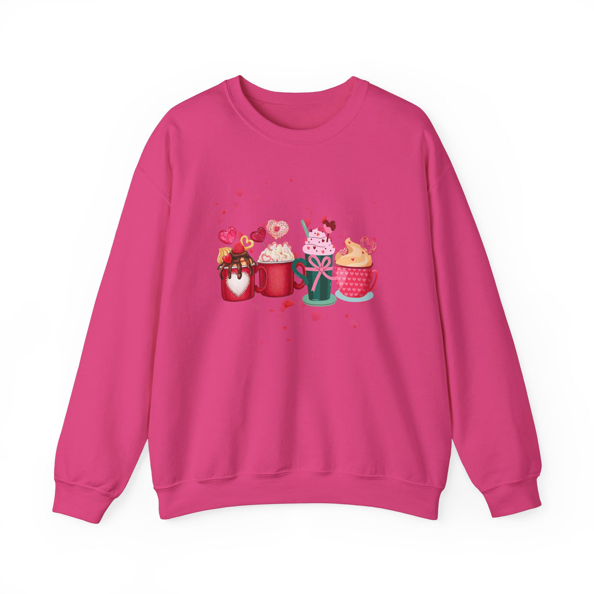 Hearts, Drink Crewneck Sweatshirt