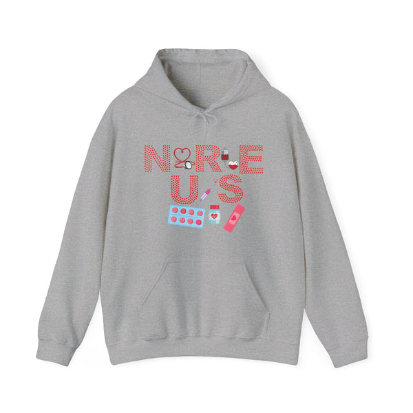 Love, Nurse Hooded Sweatshirt