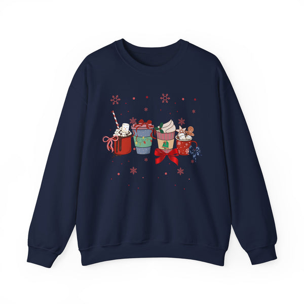 Christmas Drinks Crewneck Sweatshirt