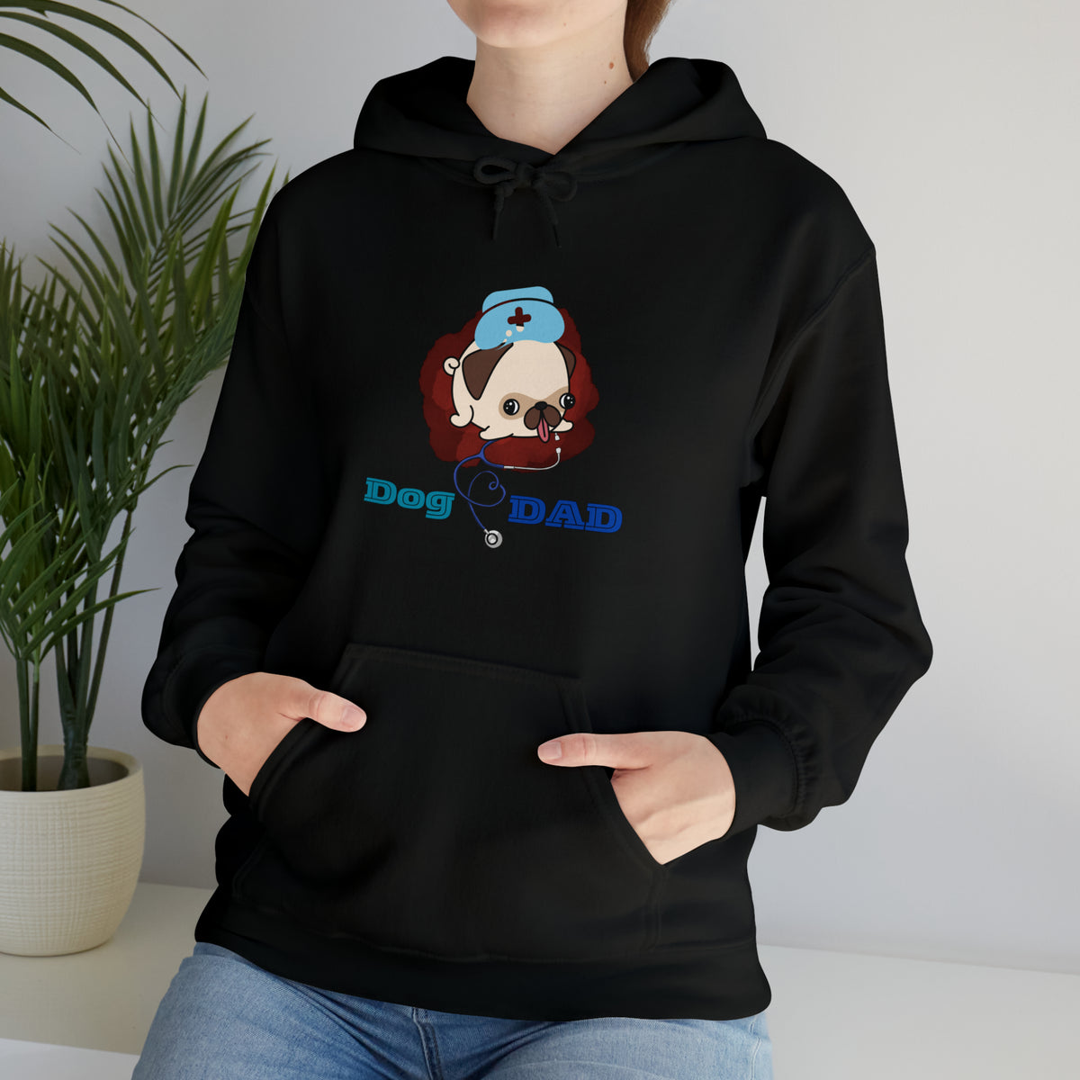 Dog Dad Hooded Sweatshirt