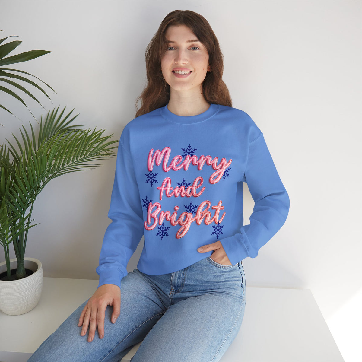 Merry and Bright Crewneck Sweatshirt