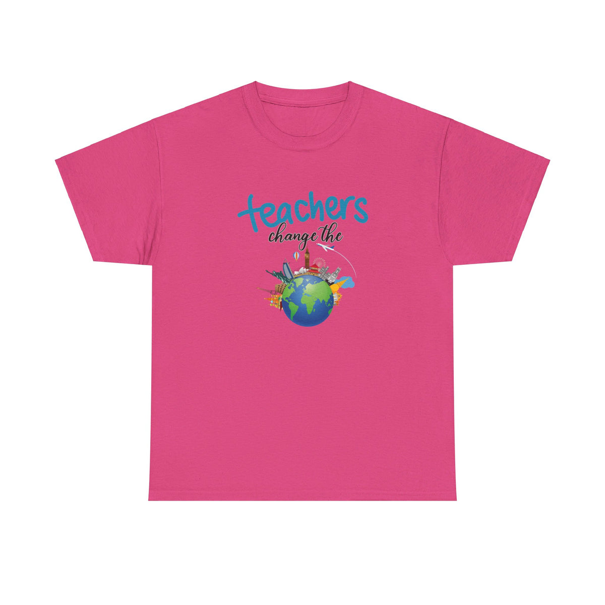 Teachers Changes the World, Crewneck Tshirt