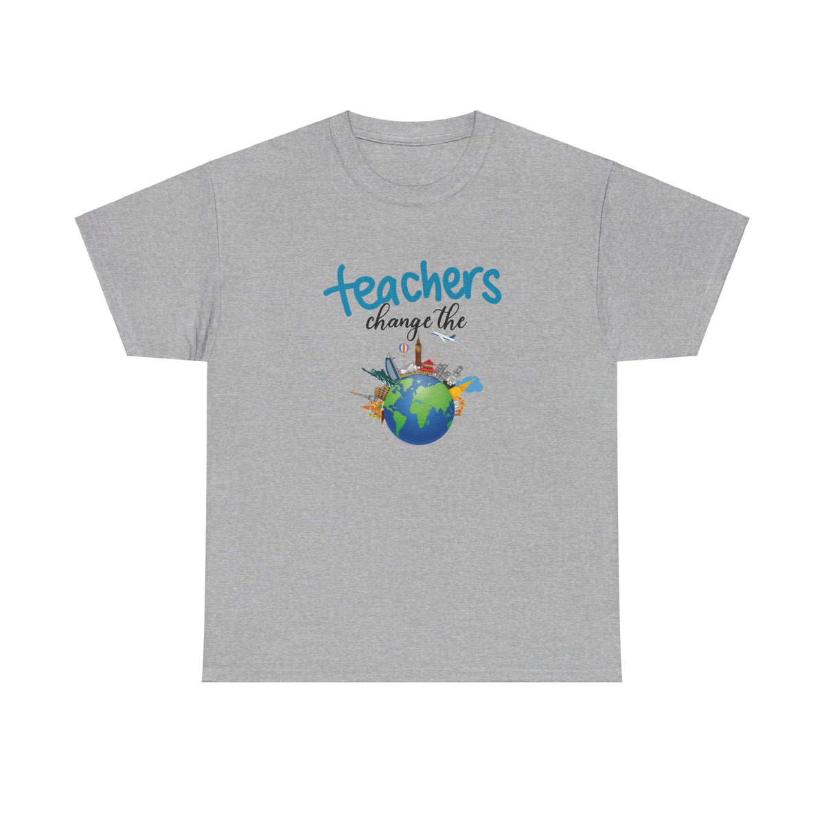 Teachers Changes the World, Crewneck Tshirt