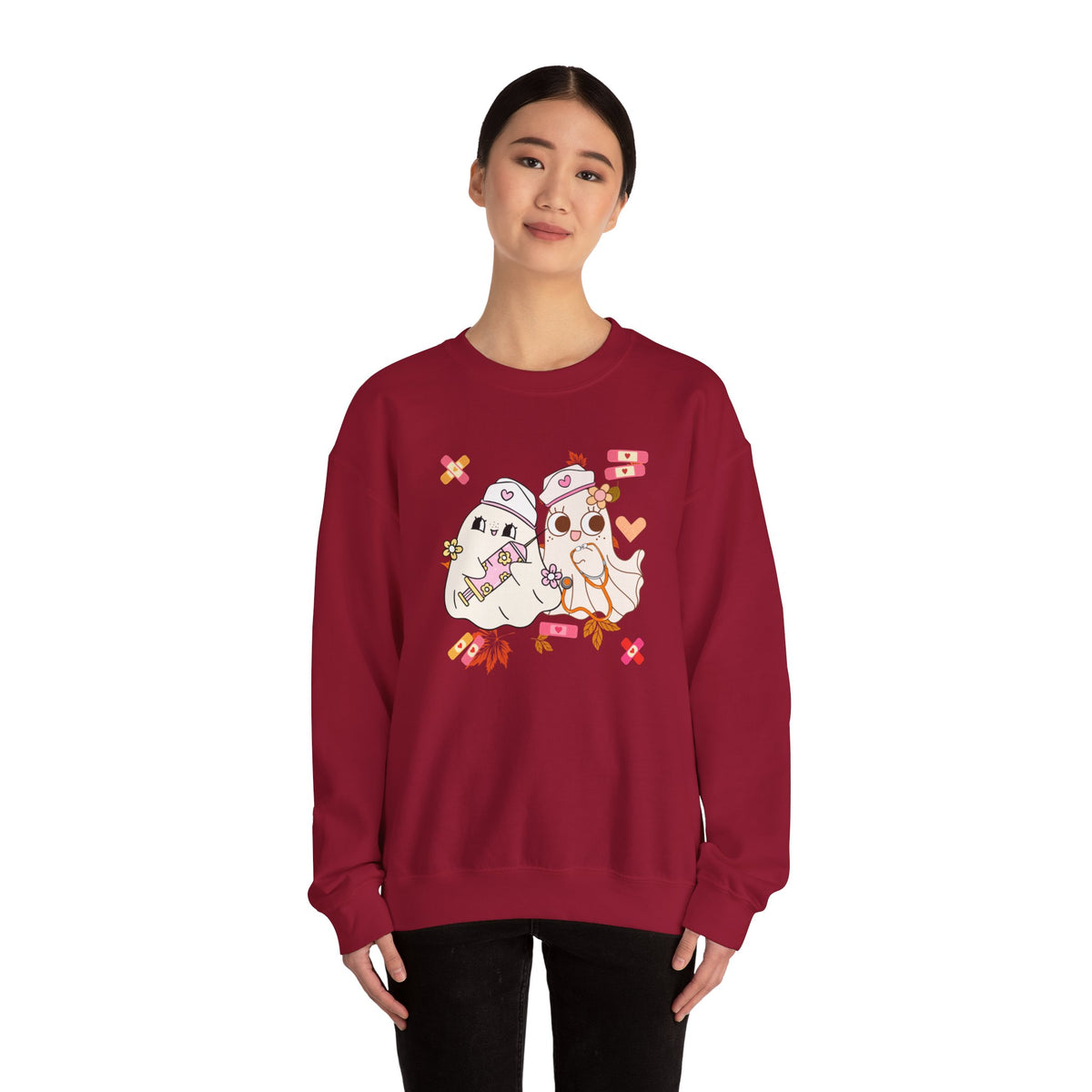 Nurse Ghost Crewneck Sweatshirt