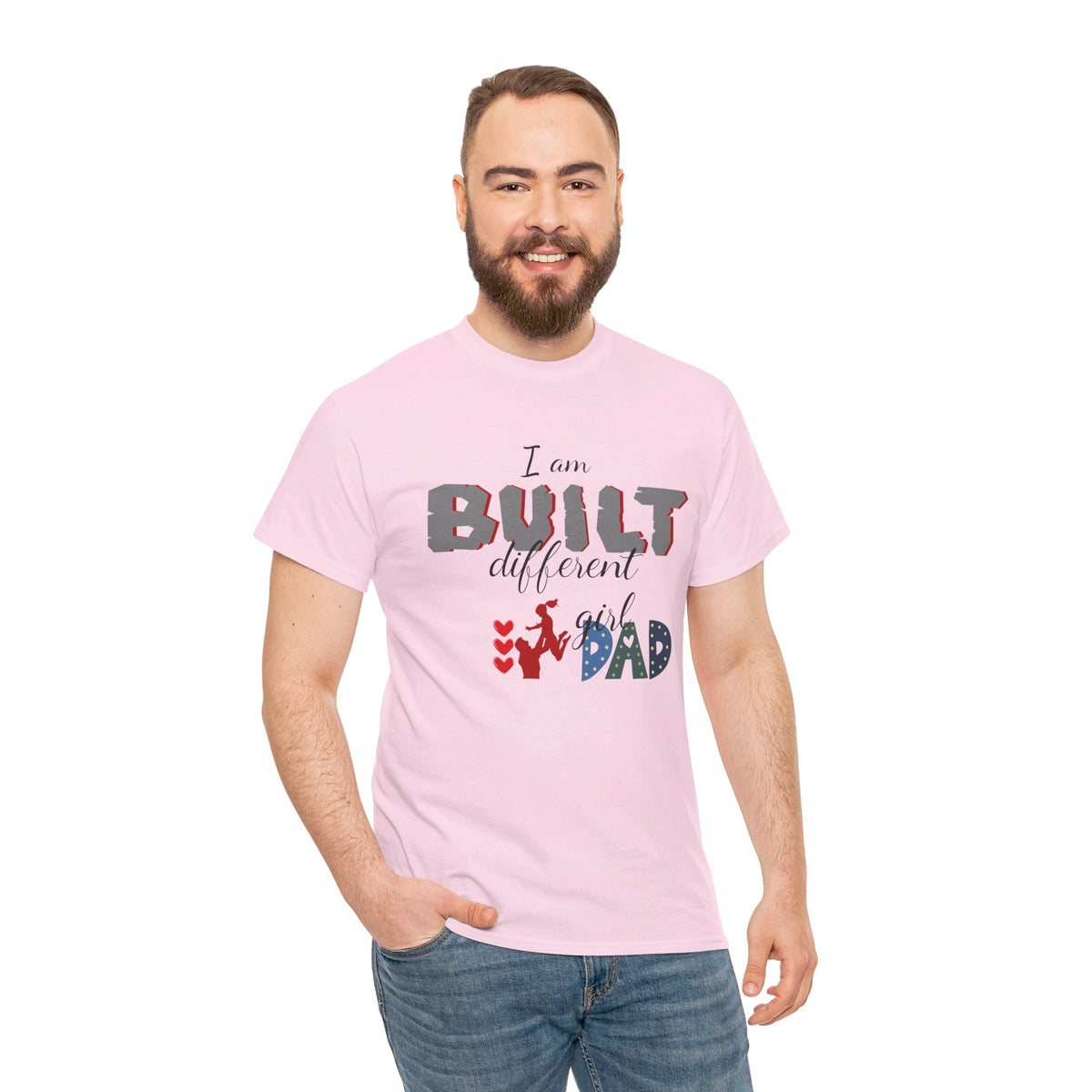 "I Am Built Different" Girl Dad T-shirt