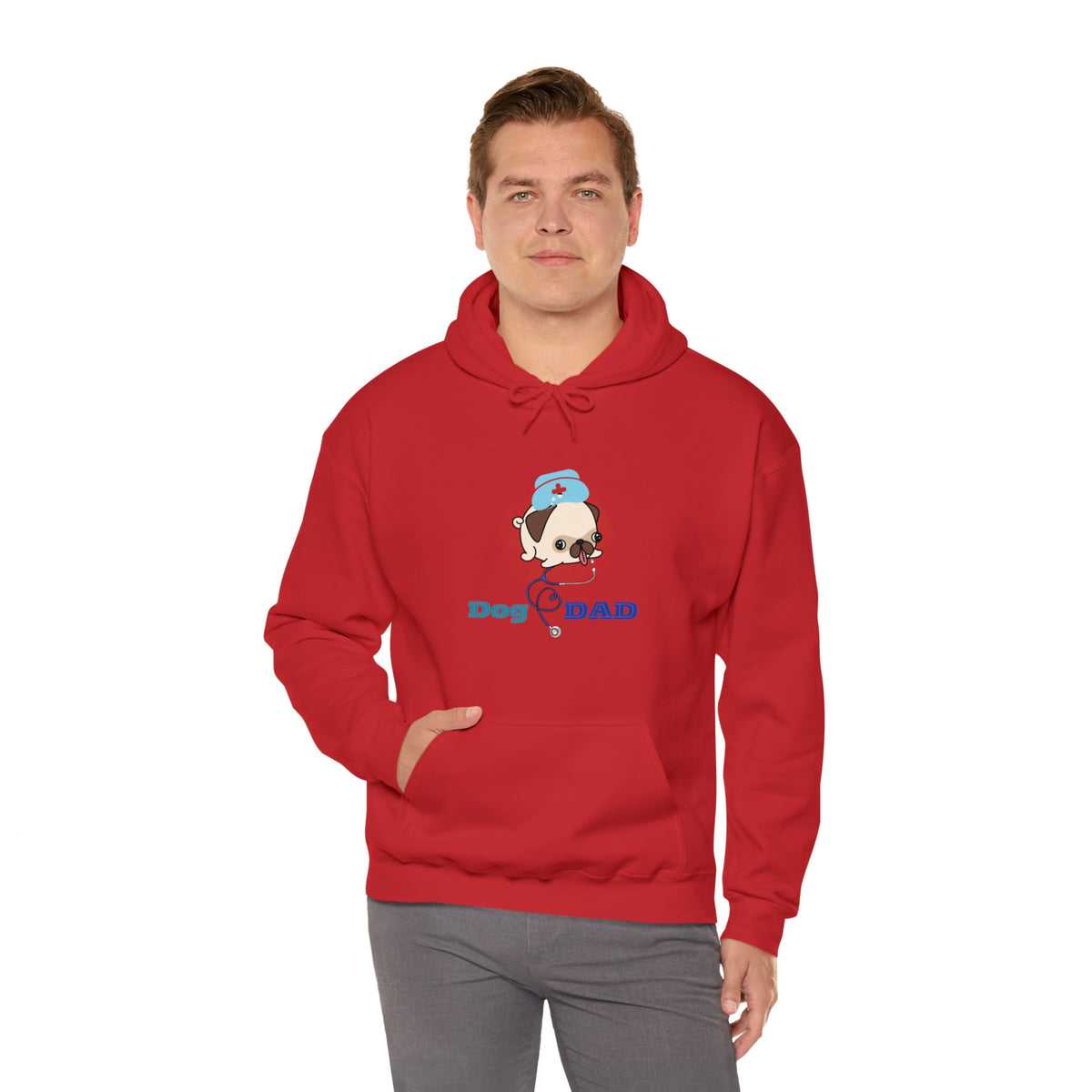 Dog Dad Hooded Sweatshirt