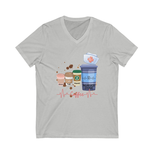 Nurse Coffee V-Neck Tshirt