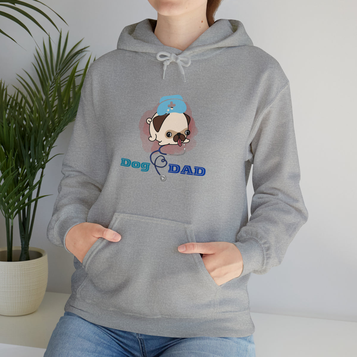 Dog Dad Hooded Sweatshirt