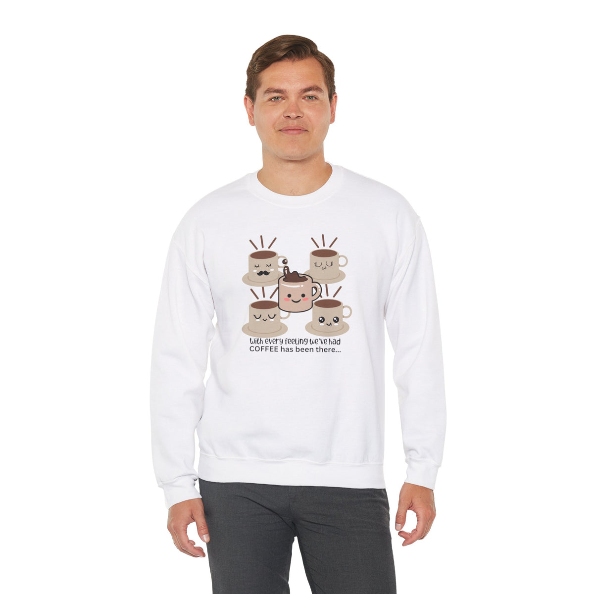 Love, Coffee Crewneck Sweatshirt