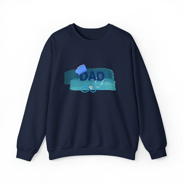 Nurse Doctor  Dad Crewneck Sweatshirt