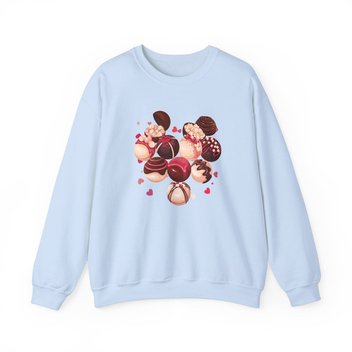 Hearts, Chocolates Crewneck Sweatshirt