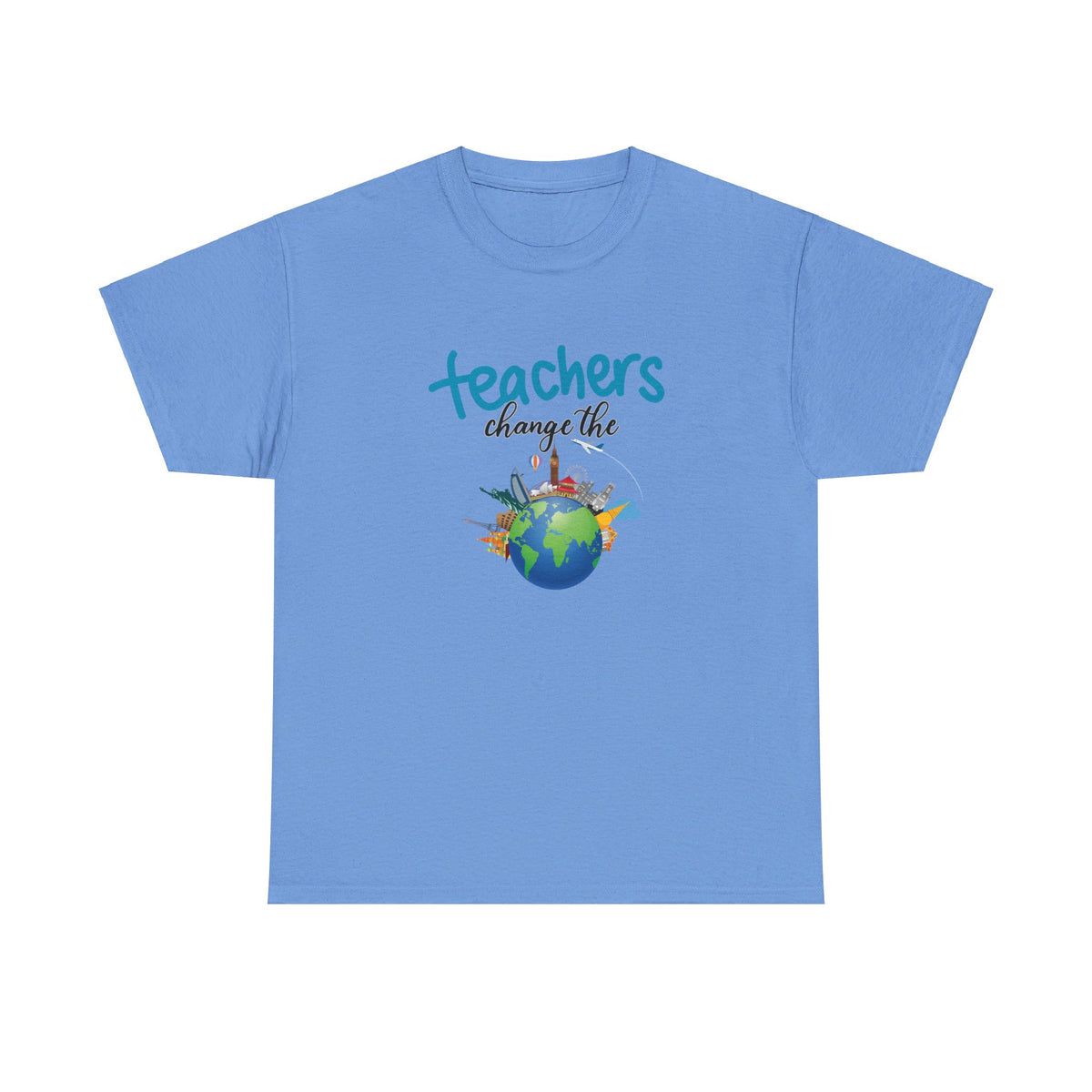 Teachers Changes the World, Crewneck Tshirt