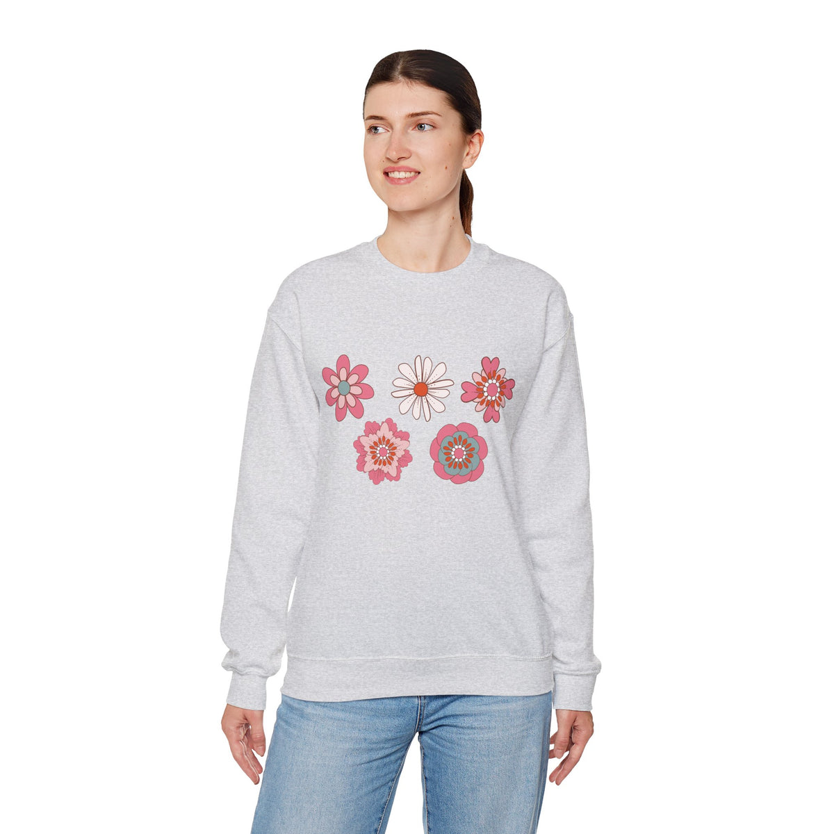 Flower Crewneck Sweatshirt