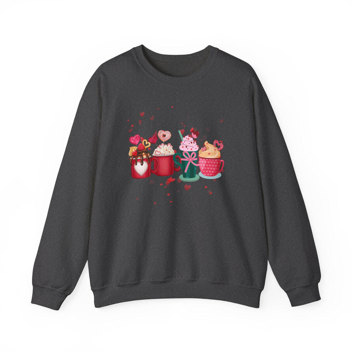 Hearts, Drink Crewneck Sweatshirt