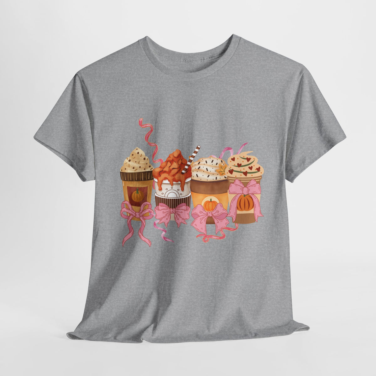 Pumpkin Spice Coffee Bow Tshirt