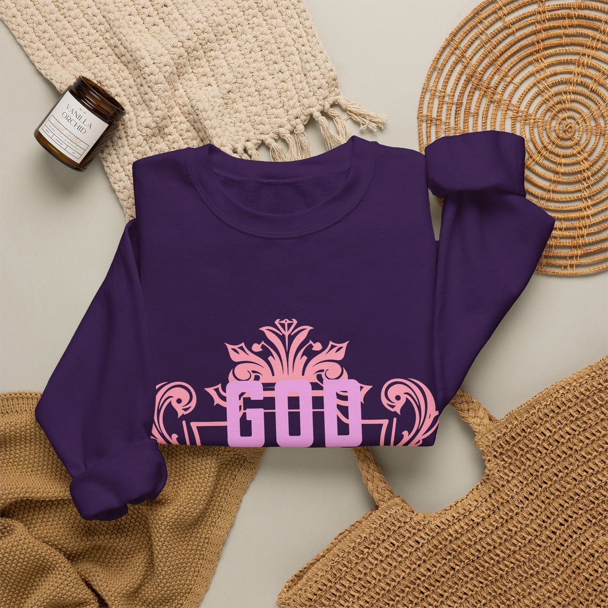 God Is Not On a Budget Crewneck Sweatshirt M
