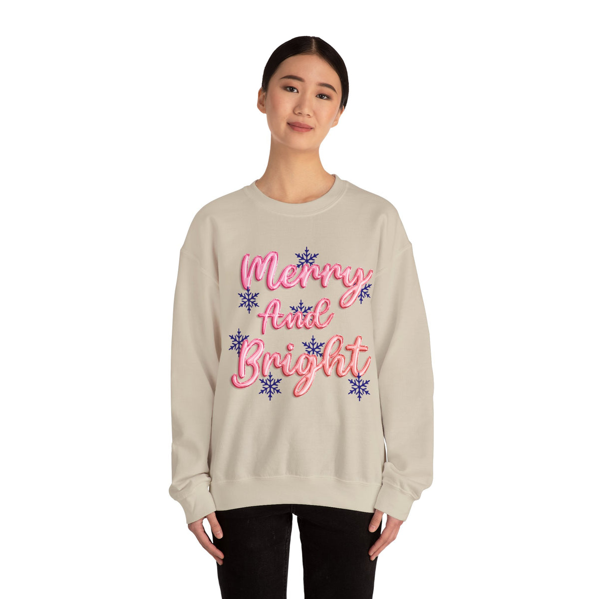 Merry and Bright Crewneck Sweatshirt