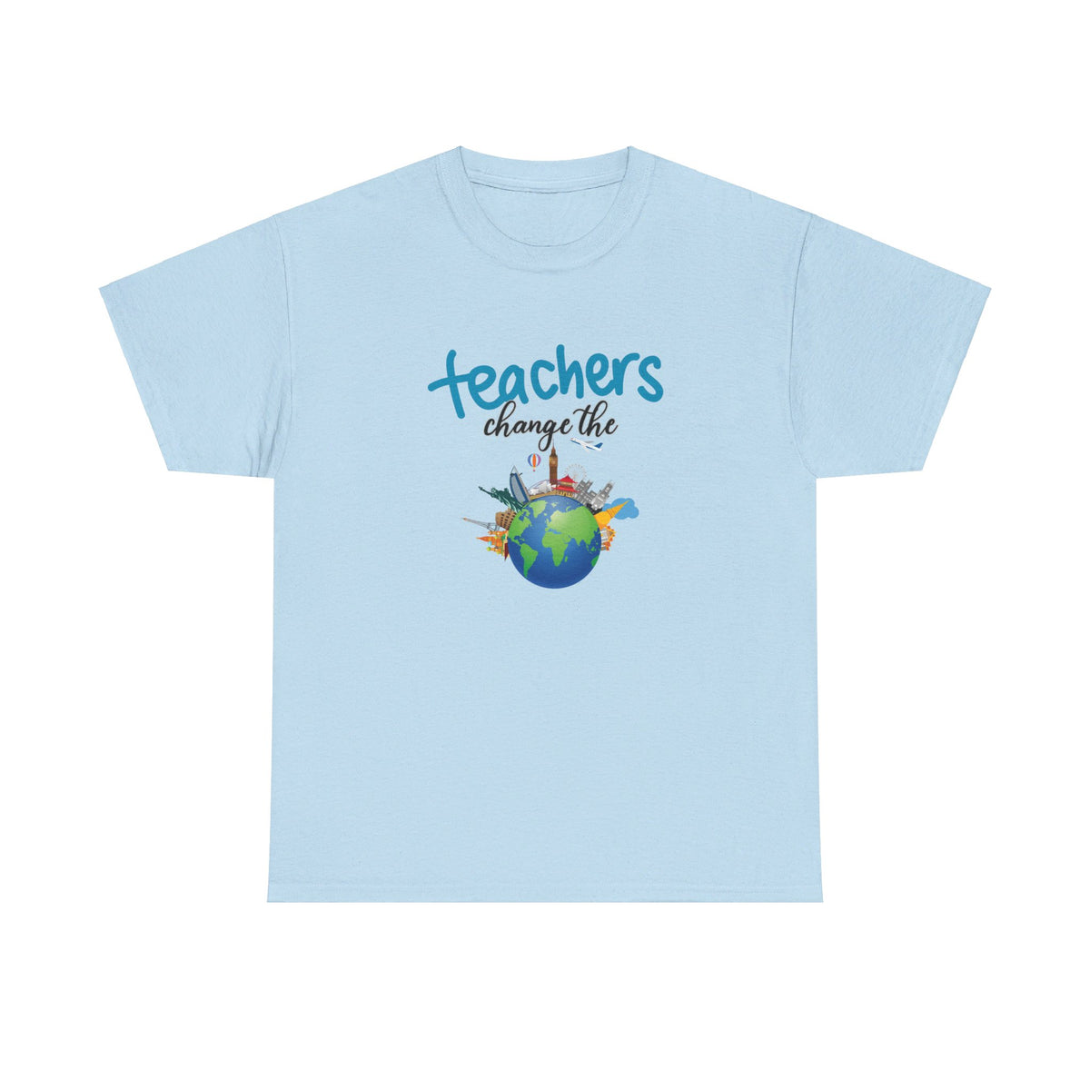 Teachers Changes the World, Crewneck Tshirt