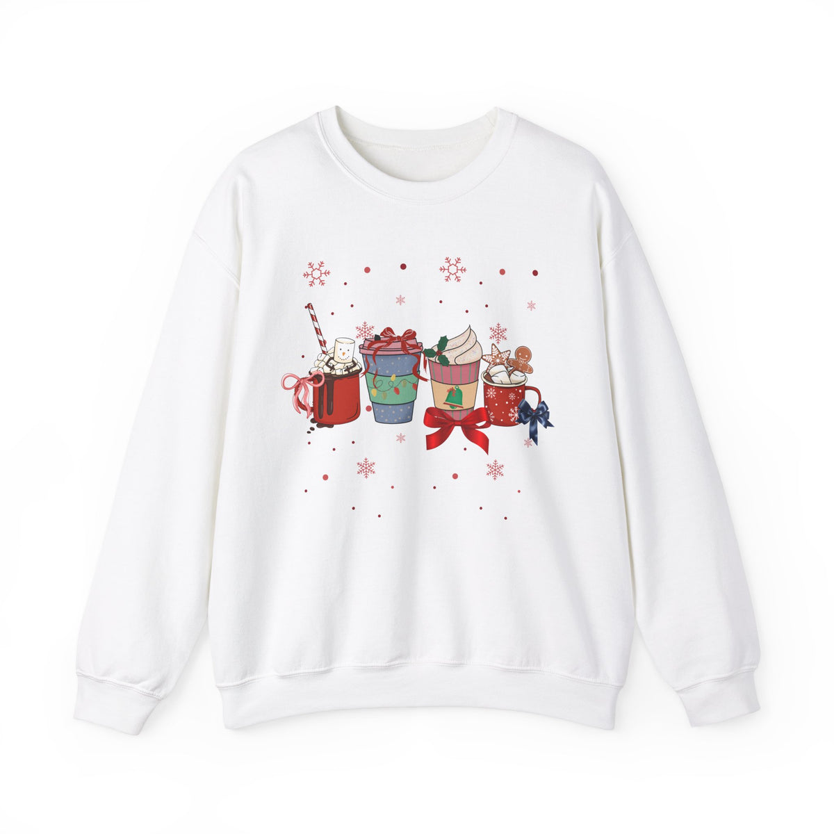 Christmas Drinks Crewneck Sweatshirt