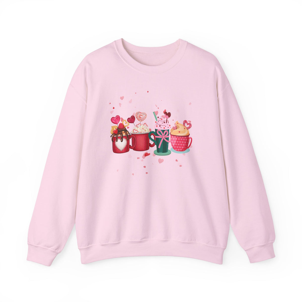 Hearts, Drink Crewneck Sweatshirt