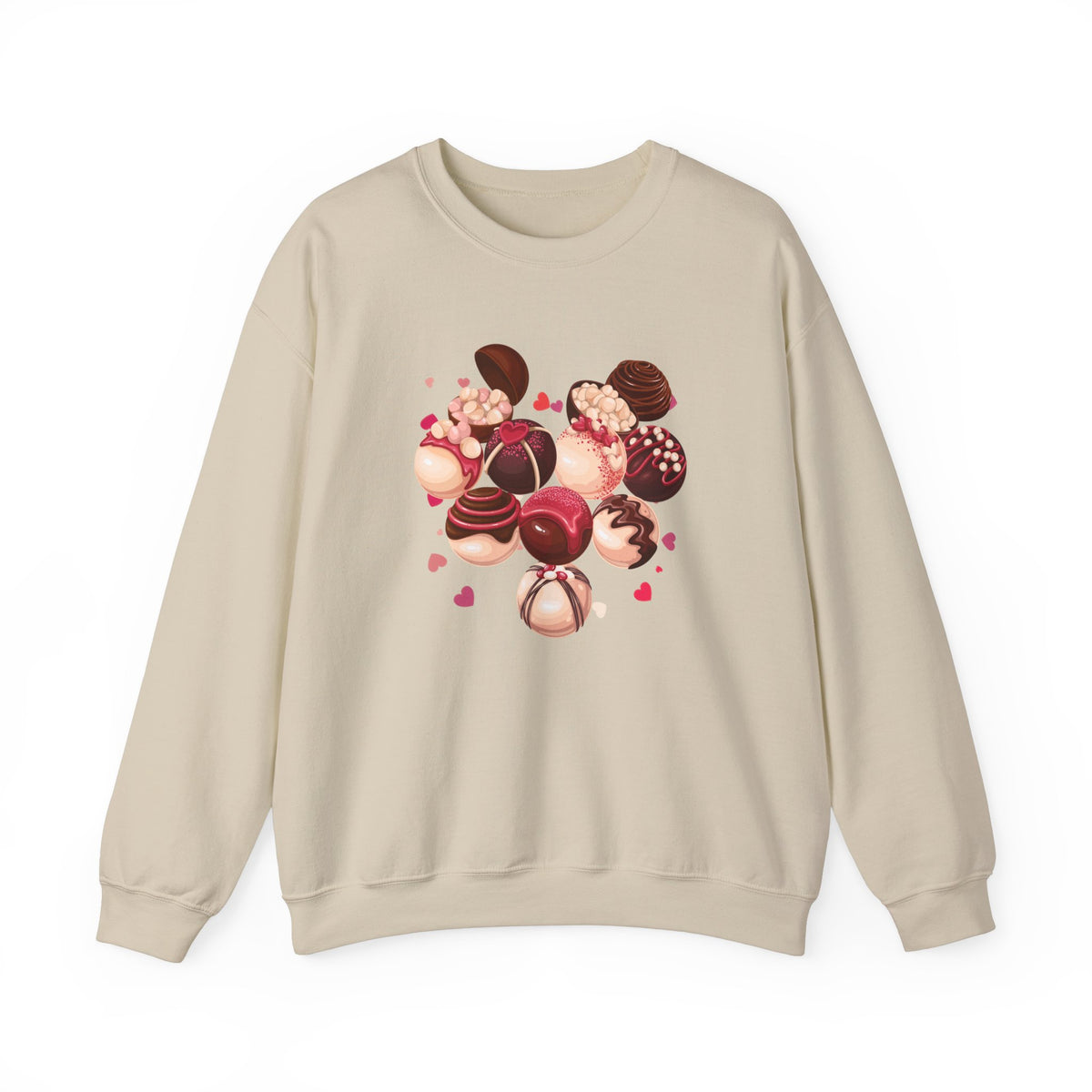 Hearts, Chocolates Crewneck Sweatshirt