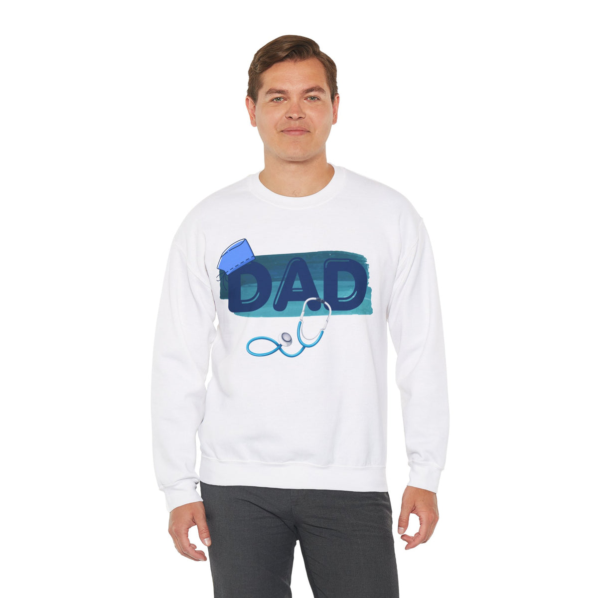 Doctor Dad Crewneck Sweatshirt