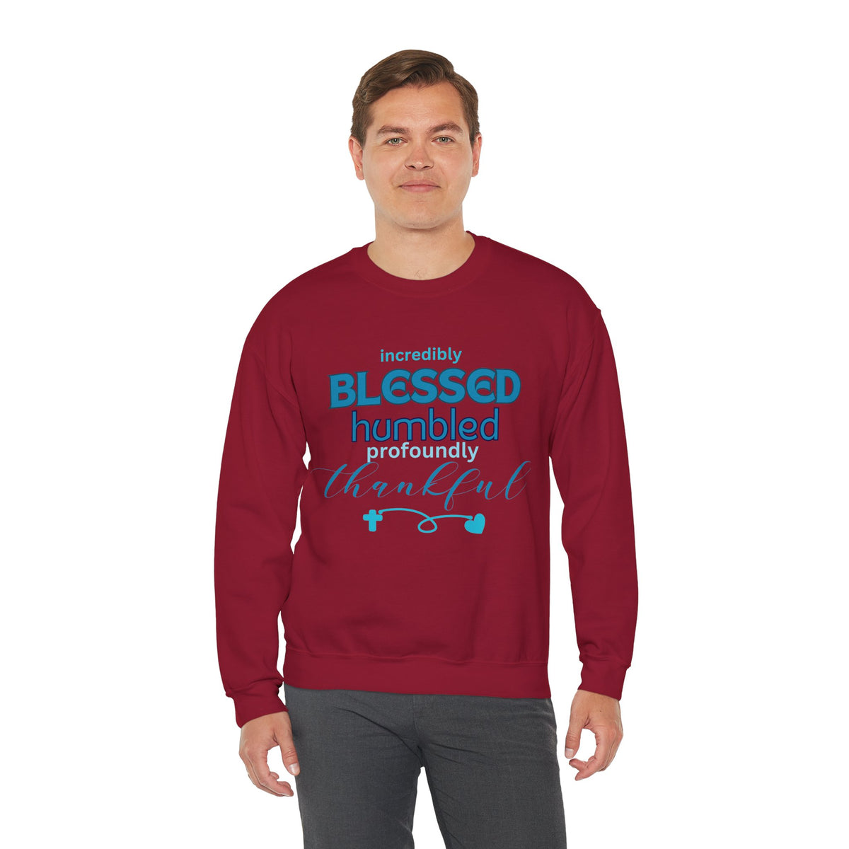 Blessed Humbled Thankful Crewneck Sweatshirt