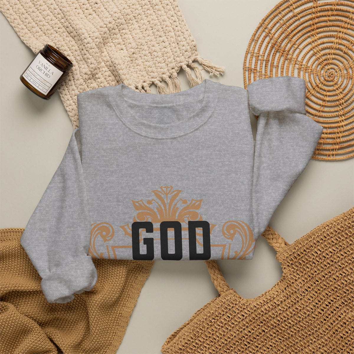 God Is Not On a Budget Crewneck Sweatshirt M