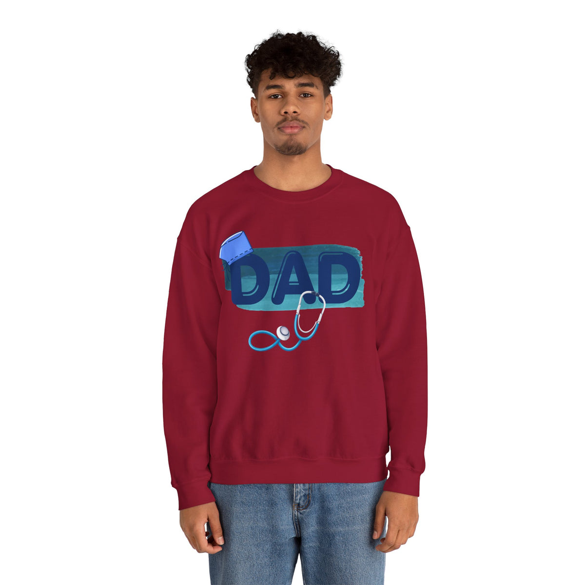 Doctor Dad Crewneck Sweatshirt