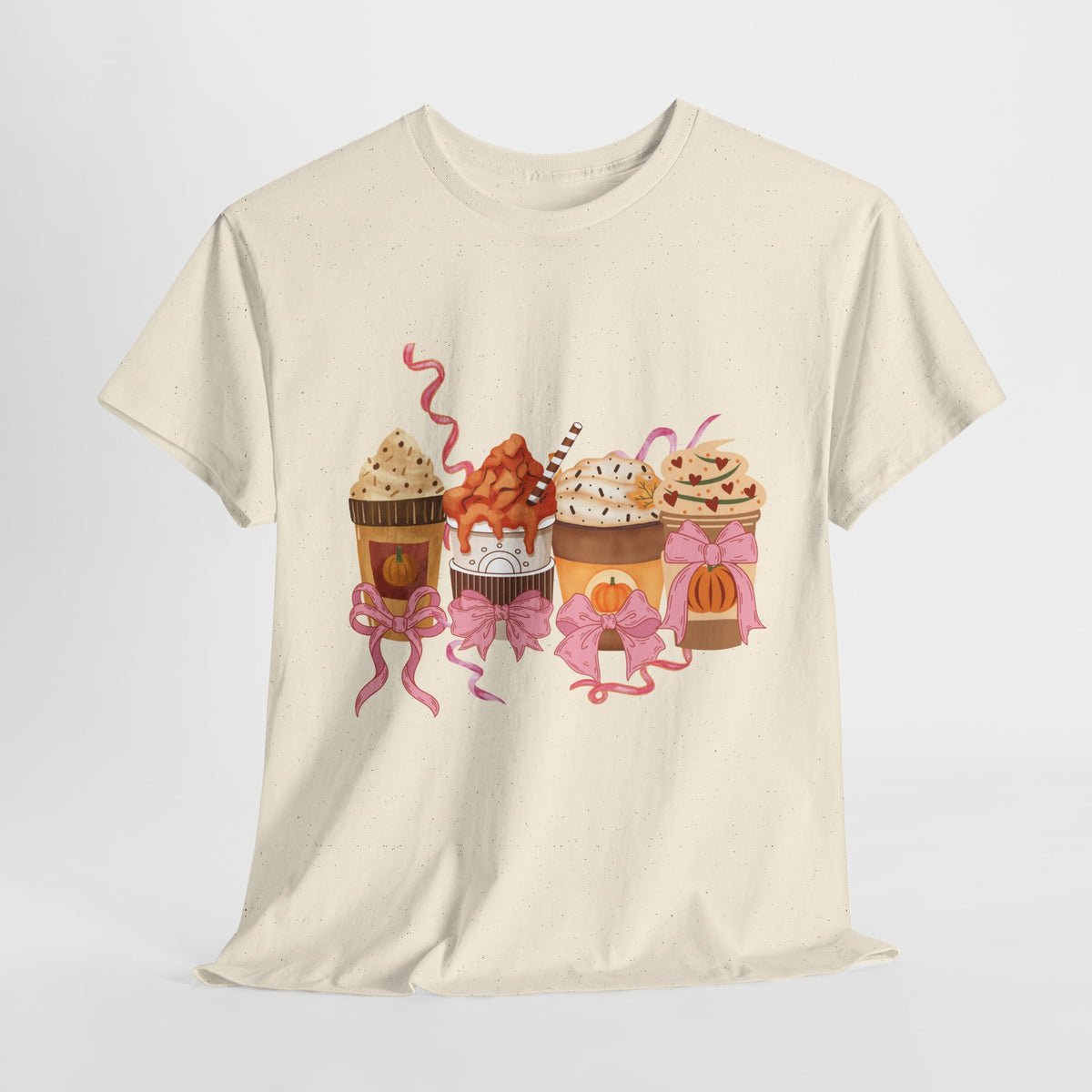 Pumpkin Spice Coffee Bow Tshirt