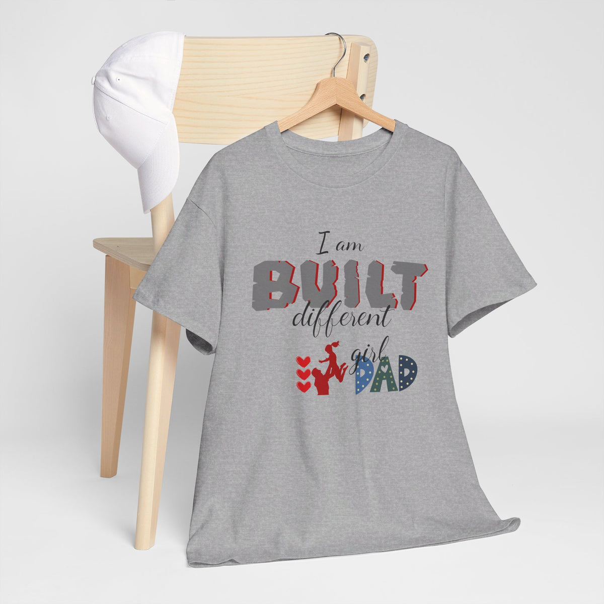 "I Am Built Different" Girl Dad T-shirt